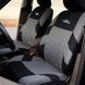 Авточехли універсальні Сірого кольору Автомобільні сидіння матеріал поліестер id170 фото 7
